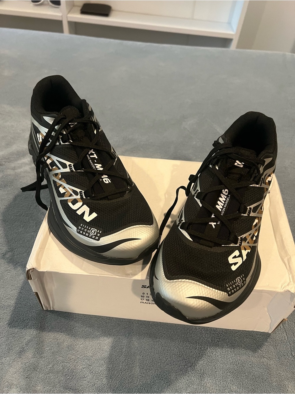 SALOMON x Margiela XT-MM6 'Black Silver' Size: Men 9